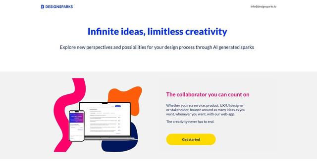 Design Sparks - Explore new perspectives and possibilities for your design process through AI generated sparks