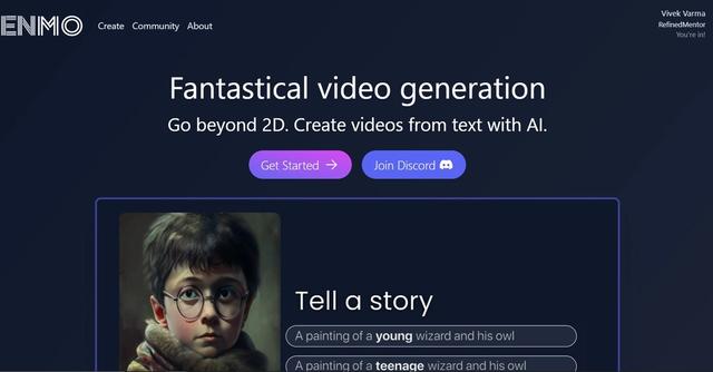 Genmo AI - Fantastical video generation with AI
