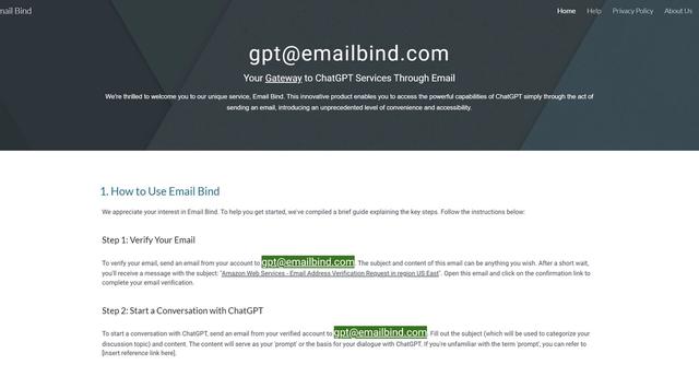 Email Bind - AI-Powered ChatGPT via Email