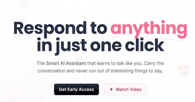 ConversAI - Respond to anything in just one click.