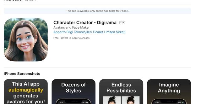 Digirama - Create AI characters with Digirama mobile app.
