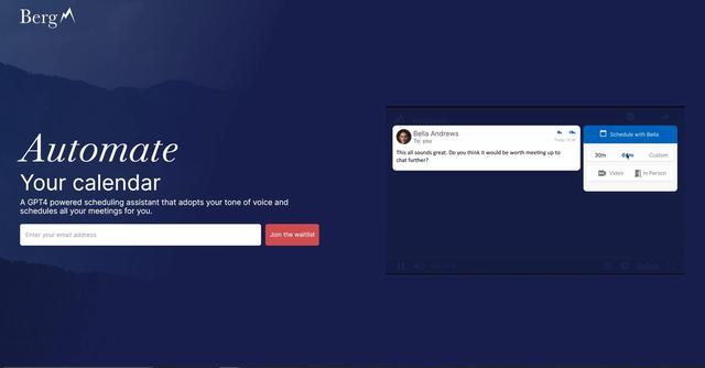 Berg Scheduler - Automated scheduling assistant for meetings.
