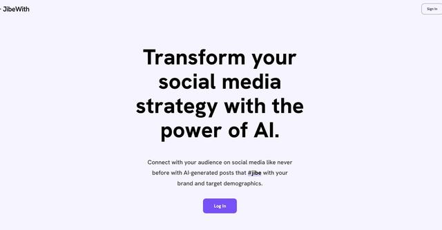 JibeWith - AI-generated social media posts