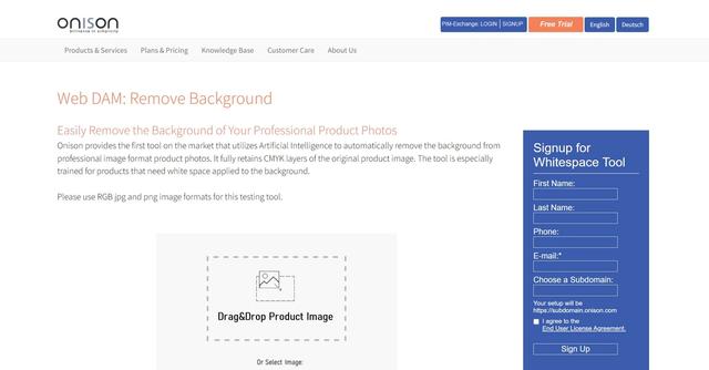 Onison - Easily Remove the Background of Your Professional Product Photos