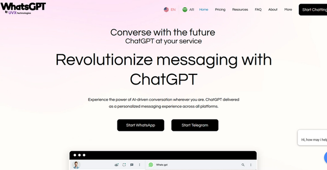WhatsGPT - GPT over Whatsapp and Telegram with voice and image processing