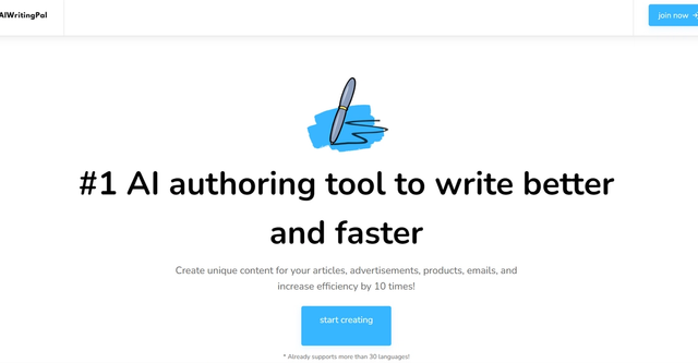 AIWritingPal - AIWritingPal: An intuitive, AI-empowered tool, adept at crafting top-notch text and visuals across languages. Your ultimate ally for creativity, amplifying productivity and trimming effort and time.