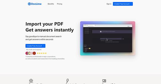 Doclime - Efficient PDF document analysis and question answering.