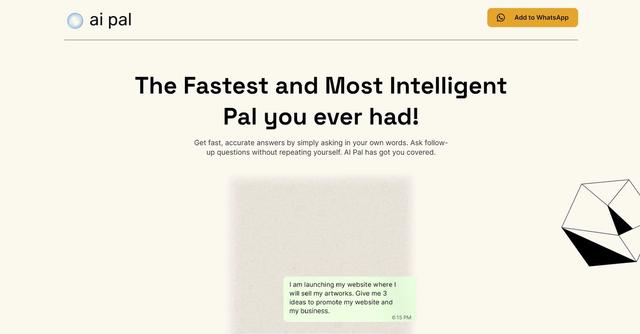 Getaipal - Getaipal is a fast and intelligent AI-powered assistant that provides accurate answers, helps with work emails, generates captivating social media posts