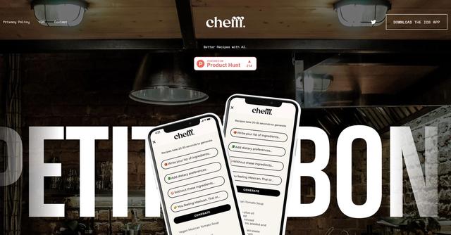Chefff - Generated affordable meal recipe suggestions.