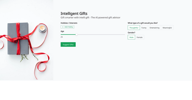 Intelli Gift - Gift smarter with intelli.gift - The AI-powered gift advisor