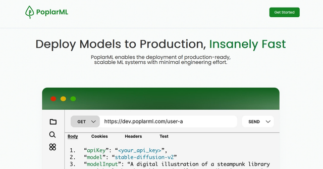 PoplarML - Deploy Models to Production, Insanely Fast