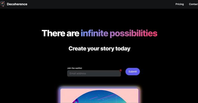 Decoherence - Create AI animations and synchronize them with your music.