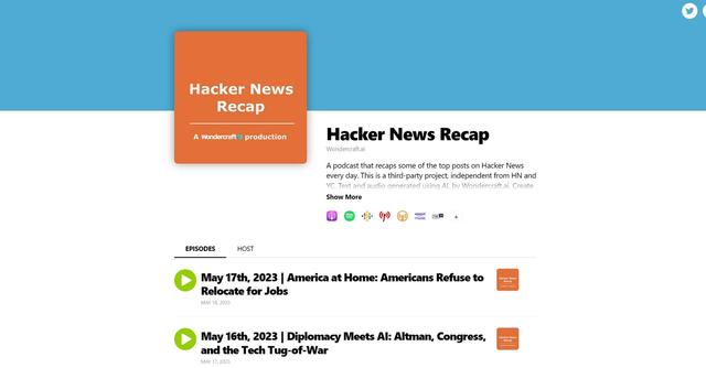 Hacker News Recap - AI-powered daily podcast summarizing top posts on Hacker News