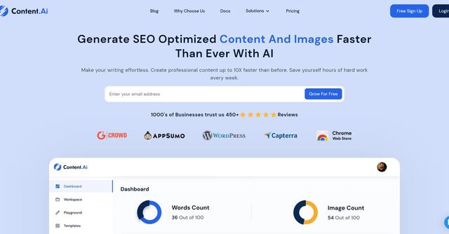 GoZen Content.Ai - Generate SEO Optimized Content And Images Faster Than Ever With AI Make your writing effortless. Create professional content up to 10X faster than before.