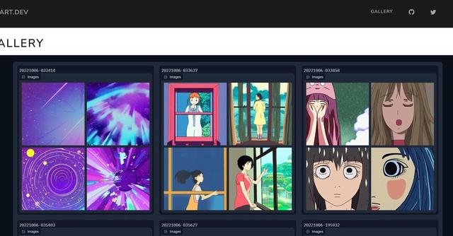 Aiart.dev - AI-generated art platform for creating stunning visuals and music videos.