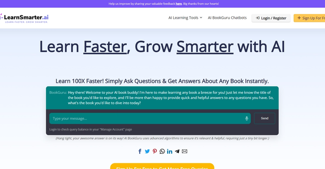 LearnSmarter.ai - Accelerate Your Learning with AI-Powered Book Insights