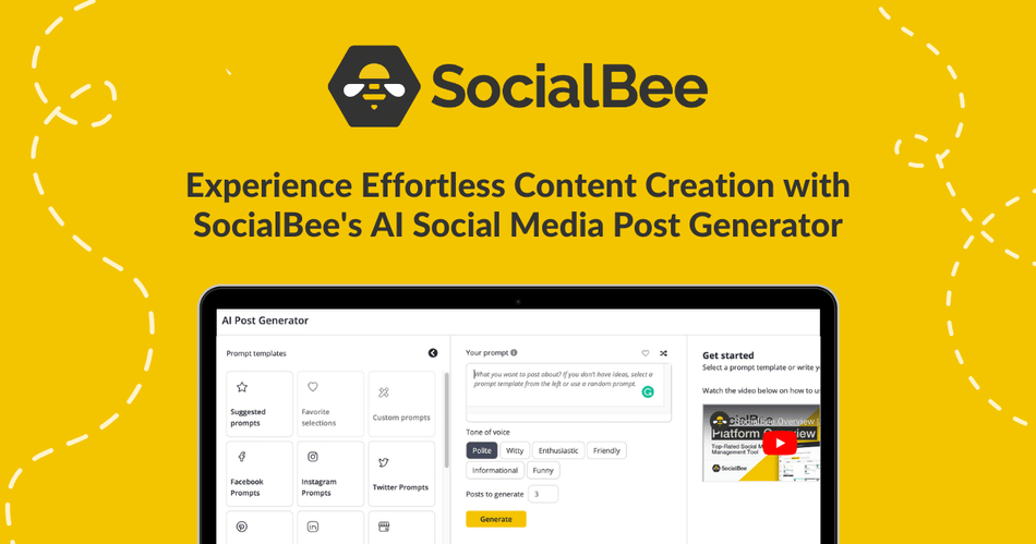 Free AI Social Media Post Generator | SocialBee