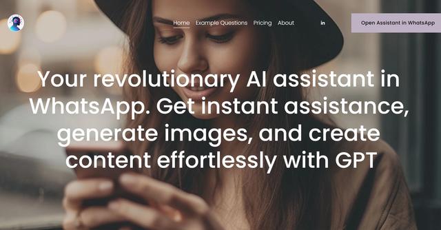 PromptReply - PromptReply is an AI-powered WhatsApp assistant that enhances communication experiences by providing content creation, image generation, and instant support directly within the messaging platform.