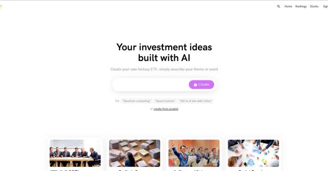Potato - Create and customize stock portfolios based on thematic investing.