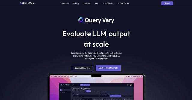 Query Vary - Comprehensive test suite designed for developers working with large language models (LLMs).