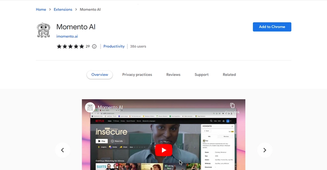 Momento AI - Enhance users' experiences by offering relevant suggestions for products, movies, and restaurants.