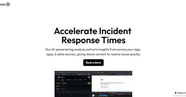 Logwise - AI-powered incident response tool that extracts insights from various logs, apps, and data sources, accelerating response times and helping teams quickly resolve issues.