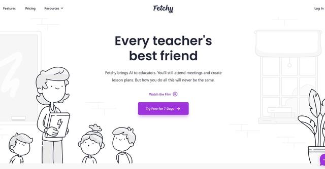 Fetchy - Empower teachers by streamlining tasks, providing expert advice, and offering tools to enhance teaching and classroom management.