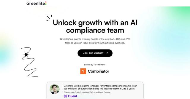Greenlite - Enhance compliance teams' efficiency in the fintech industry, particularly focusing on functions like anti-money laundering (AML), sanctions screening, and Know Your Customer (KYC).