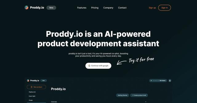 Proddy.io - Helps Product Managers, founders, and entrepreneurs save time and enhance their productivity.