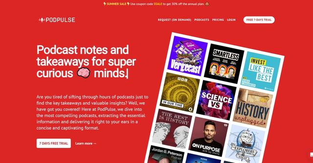 Podpulse - AI-Powered Podcast Summaries and Insights