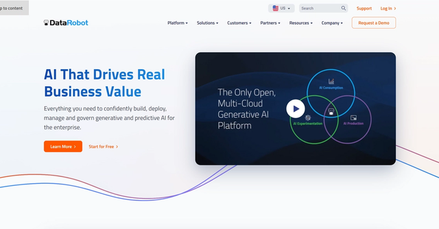 DataRobot - DataRobot brings all your generative and predictive workflows together into one powerful platform.