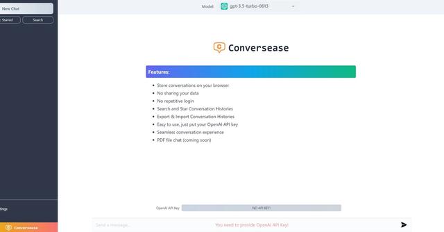 Conversease - Chat platform that enables seamless and natural conversations, similar to ChatGPT.