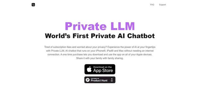 Private LLM - Your Offline AI Chatbot for iOS and macOS