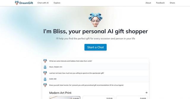 DreamGift - Discover personalized and unique gift ideas for every occasion.