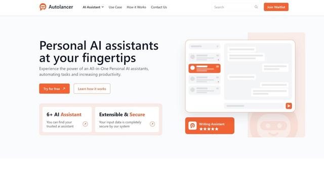 Autolancer - Go-to personal AI assistant, designed to automate tasks and supercharge productivity.