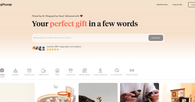Giftwrap - Find, Wrap, and Deliver the Ideal Gift