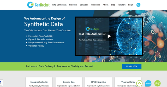GenRocket - Synthetic Data Platform for Test Data Automation