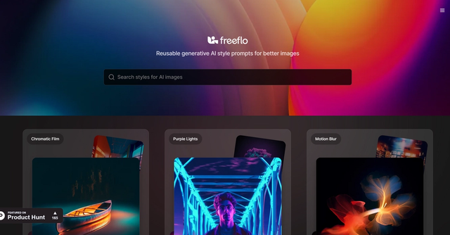 Freeflo - Essential AI image style prompts for Midjourney