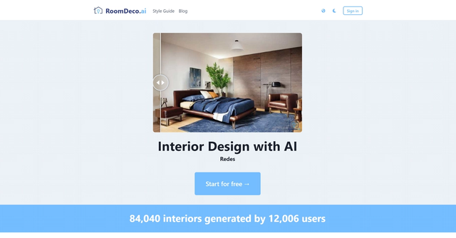 RoomDeco.ai - AI-Powered Interior Design Made Easy