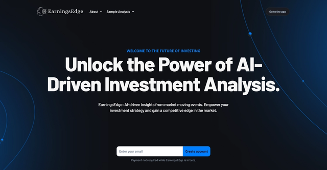 EarningsEdge - Gain the Edge in Competitive Investing