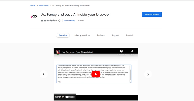 Do - Fancy and Easy AI Inside Your Browser