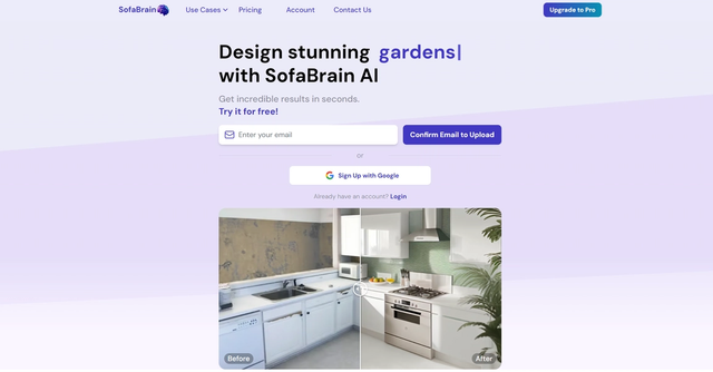 SofaBrain - Your Ultimate AI Interior Design and Staging Solution