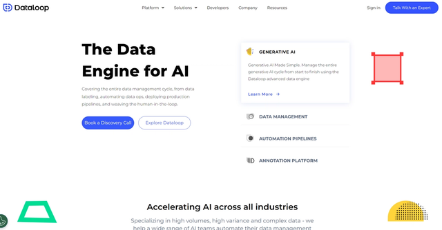 Dataloop - The Data Engine for AI